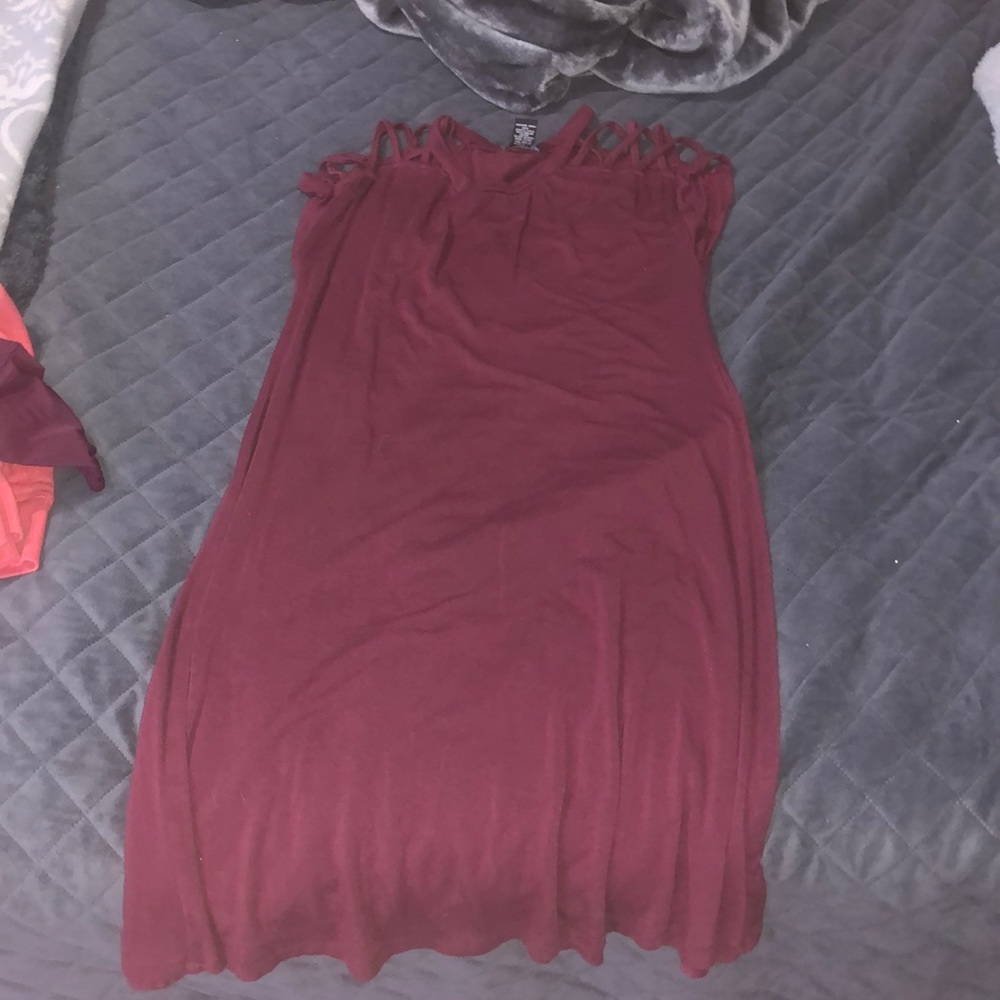 Maroon dress